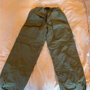 Todd Snyder x Woolrich Sage Green Zip Away Cargo Pants
